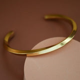 Twist Cuff Bracelet In Gold - Infinity Raine