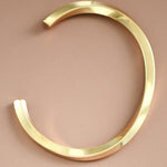 Twist Cuff Bracelet In Gold - Infinity Raine