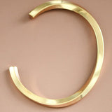 Twist Cuff Bracelet In Gold - Infinity Raine