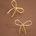 MIA ACCESSORIES Jewelry - Earrings Dainty Bow Knot Stud Earrings In Gold 36623862