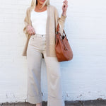 Miou Muse Bottoms - Pants Cuffed Bottom Pants In Grey