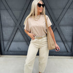 Washed Barrel Pants In Beige - Infinity Raine