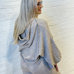 Miou Muse Tops - Sweaters Sweater Hoodie in Oatmeal