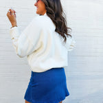 miroh Bottoms - Skirts Denim Skort In Medium