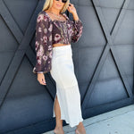 The Miranda Skirt In Ivory - Infinity Raine