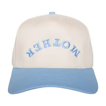 Mother Upside Down Two-Toned Vintage Hat In Blue - Infinity Raine