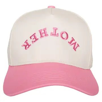 Mother Upside Down Two-Toned Vintage Hat In Pink - Infinity Raine