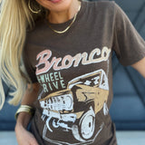 Bronco Tee In Brown - Infinity Raine