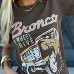 Bronco Tee In Brown - Infinity Raine
