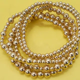 Multi Layer Gold Ball Chain Beaded Bracelet - Infinity Raine