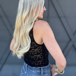 Inner Bra Lace Bodysuit In Black - Infinity Raine