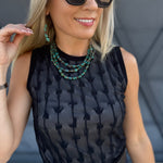 My Lady Lace Tank In Midnight - Infinity Raine