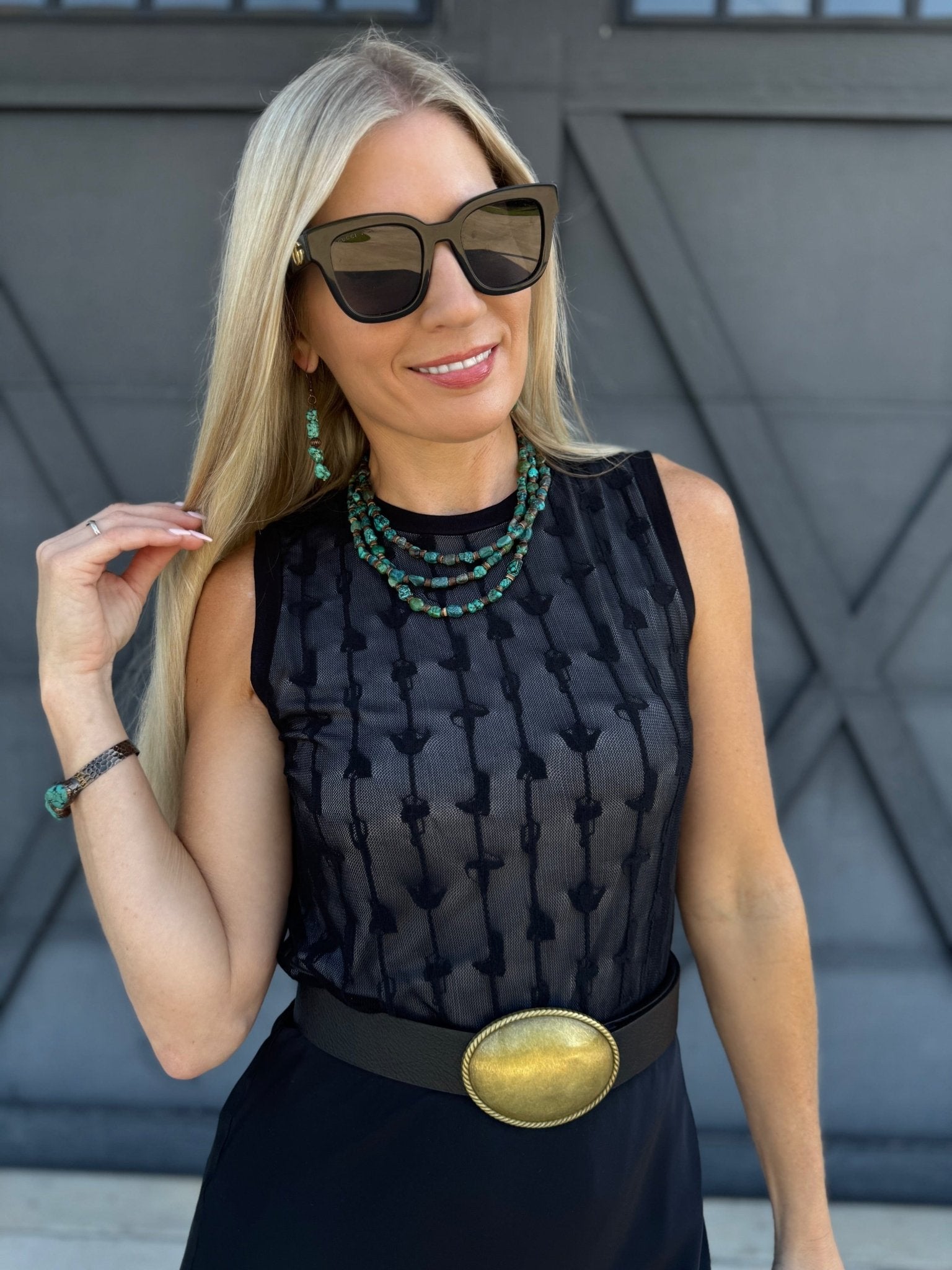 My Lady Lace Tank In Midnight - Infinity Raine