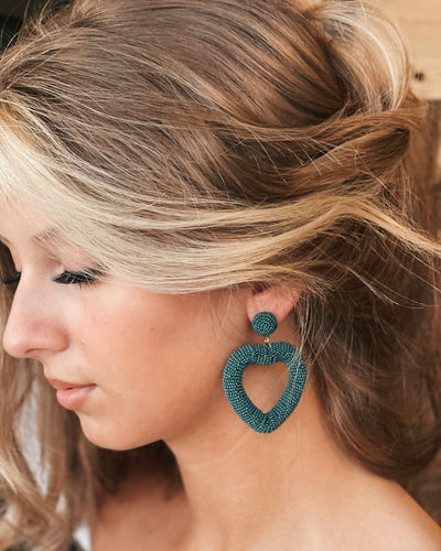 The Majestic Heart Earrings - Infinity Raine