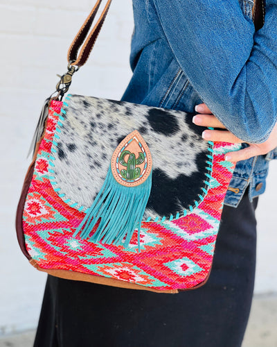 Myra Oceanic Blue Shoulder Bag - Infinity Raine