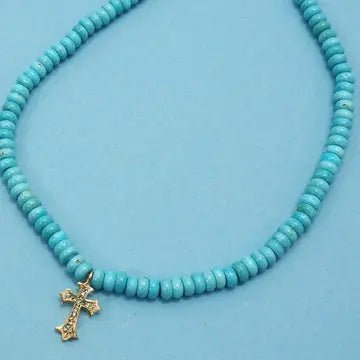 Natural Semi Precious Stone Beaded Charm Necklace - Infinity Raine