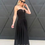 NIA Beverly Maxi Dress In Black - Infinity Raine