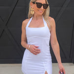 NIA Emil Mini Dress In White - Infinity Raine