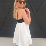 NIA Girasol Mini Dess In Black/White - Infinity Raine