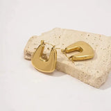 Nicholls Jewelry - Earrings Nicholls Square U Earrings In Gold 93653238