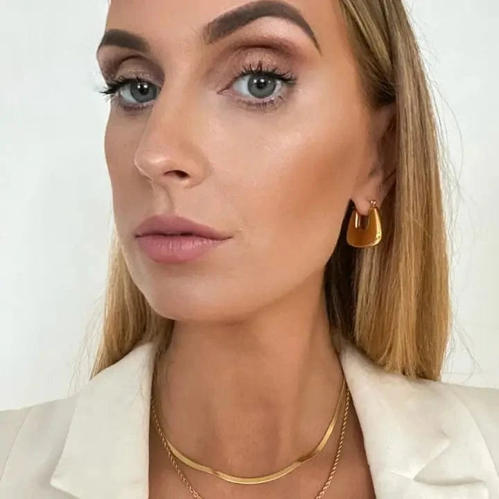Nicholls Jewelry - Earrings Nicholls Square U Earrings In Gold 93653238