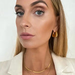 Nicholls Jewelry - Earrings Nicholls Square U Earrings In Gold 93653238