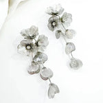 Nicholls Jewelry - Earrings Nicholls Waterfall Flower Drop Earrings In Silver 00100598