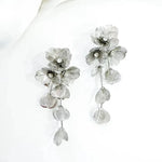 Nicholls Jewelry - Earrings Nicholls Waterfall Flower Drop Earrings In Silver 00100598