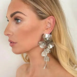 Nicholls Jewelry - Earrings Nicholls Waterfall Flower Drop Earrings In Silver 00100598