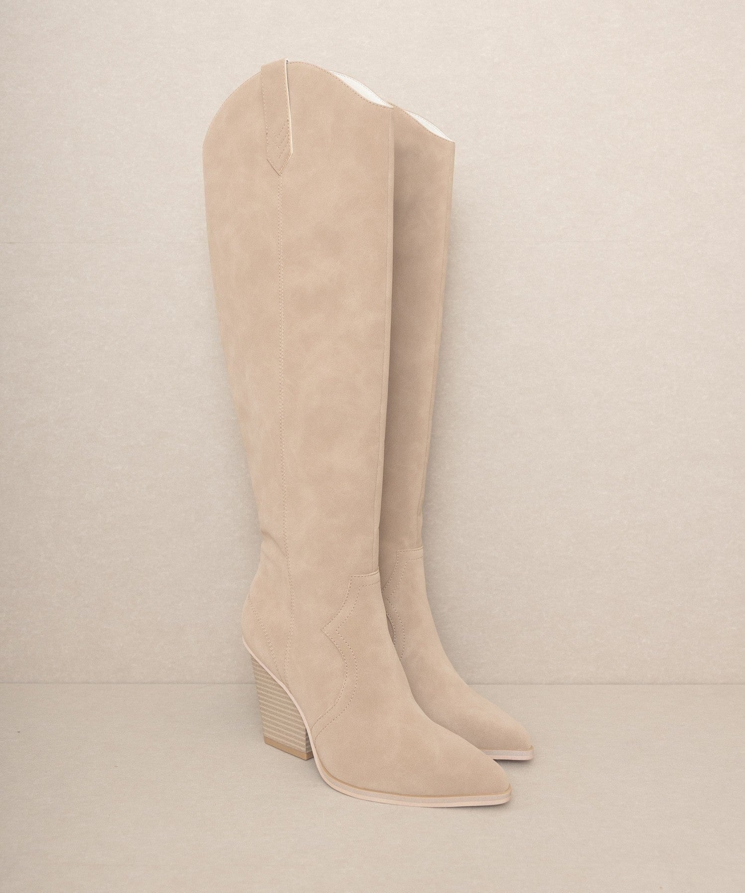 Oasis Society Saipan Knee High Boots-Cedar Wood - Infinity Raine