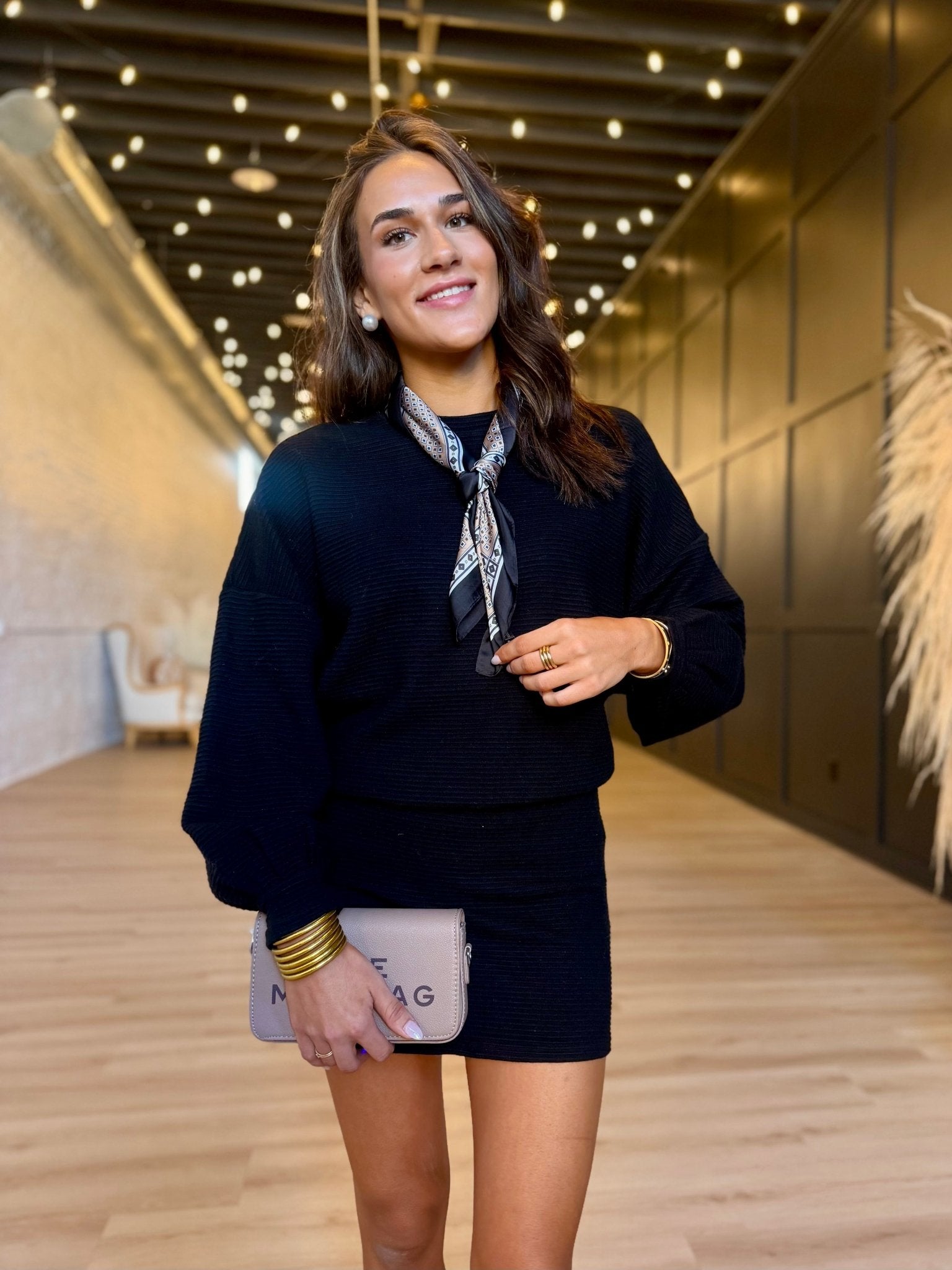 On A Stroll Mini Skirt In Black - Infinity Raine