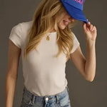 Margs Trucker Hat In Blue - Infinity Raine