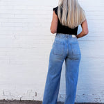 PISTOLA Lana High Rise Ultra Wide Leg Jean In Terrace - Infinity Raine