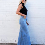 PISTOLA Lana High Rise Ultra Wide Leg Jean In Terrace - Infinity Raine