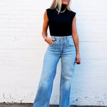PISTOLA Lana High Rise Ultra Wide Leg Jean In Terrace - Infinity Raine