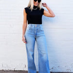 PISTOLA Lana High Rise Ultra Wide Leg Jean In Terrace - Infinity Raine