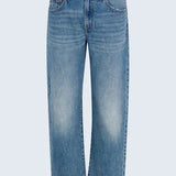 PISTOLA Lexi Mid Rise Bowed Straight Jean In Metropolis - Infinity Raine