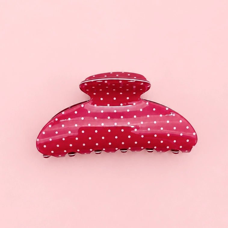 Polka Dot Hair Claw Clip - Infinity Raine