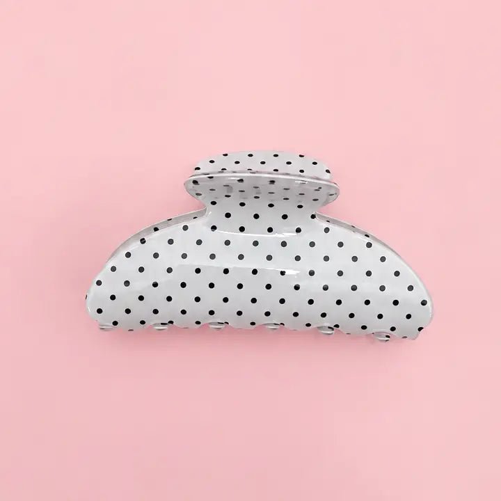Polka Dot Hair Claw Clip - Infinity Raine