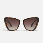 QUAY All Talk Sunnies In Neutral Tort - Infinity Raine