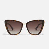 QUAY All Talk Sunnies In Neutral Tort - Infinity Raine