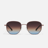 QUAY Big Time Sunnies In Chocolate Blue - Infinity Raine