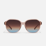 QUAY Guess Again Sunnies In Brown Blue - Infinity Raine