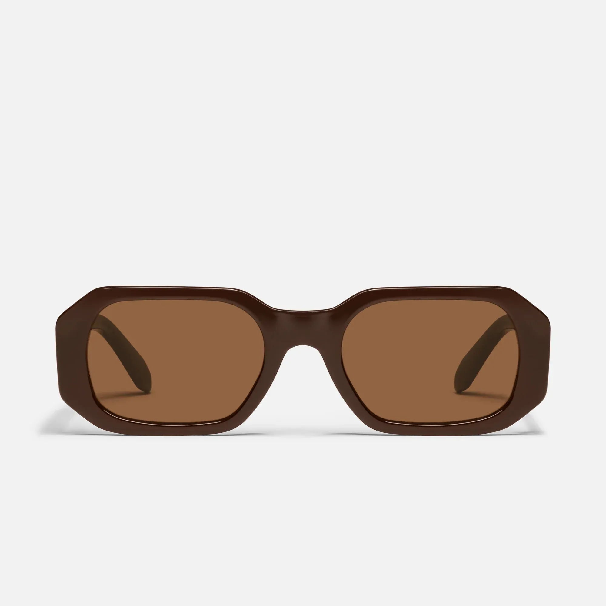 QUAY Accessories - Sunglasses QUAY Hyped Up Sunnies In Coffee Tort 9343963102222