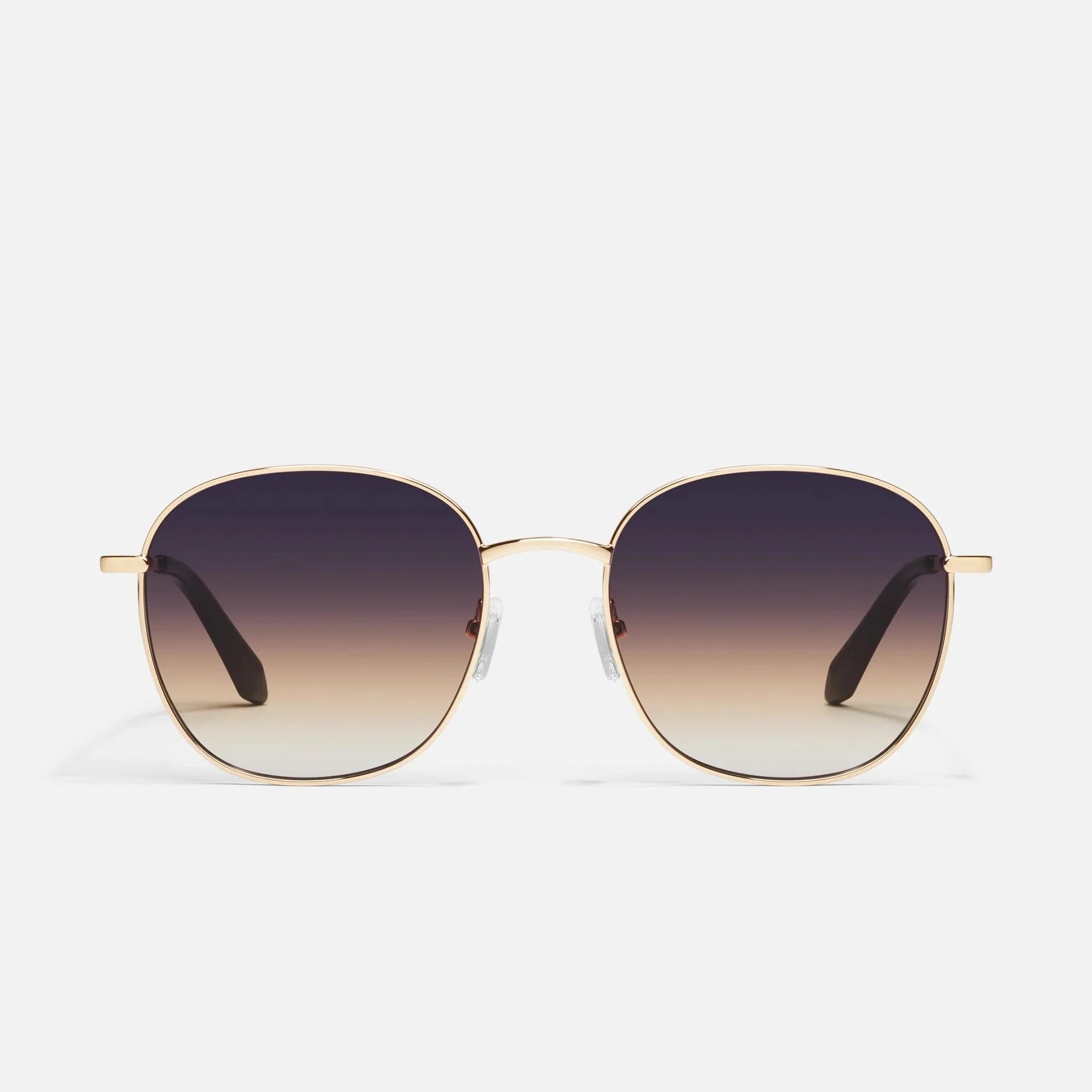 QUAY Jezabell Sunnies In Gold Poppy - Infinity Raine