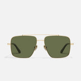 QUAY Level Out Green Sunnies - Infinity Raine
