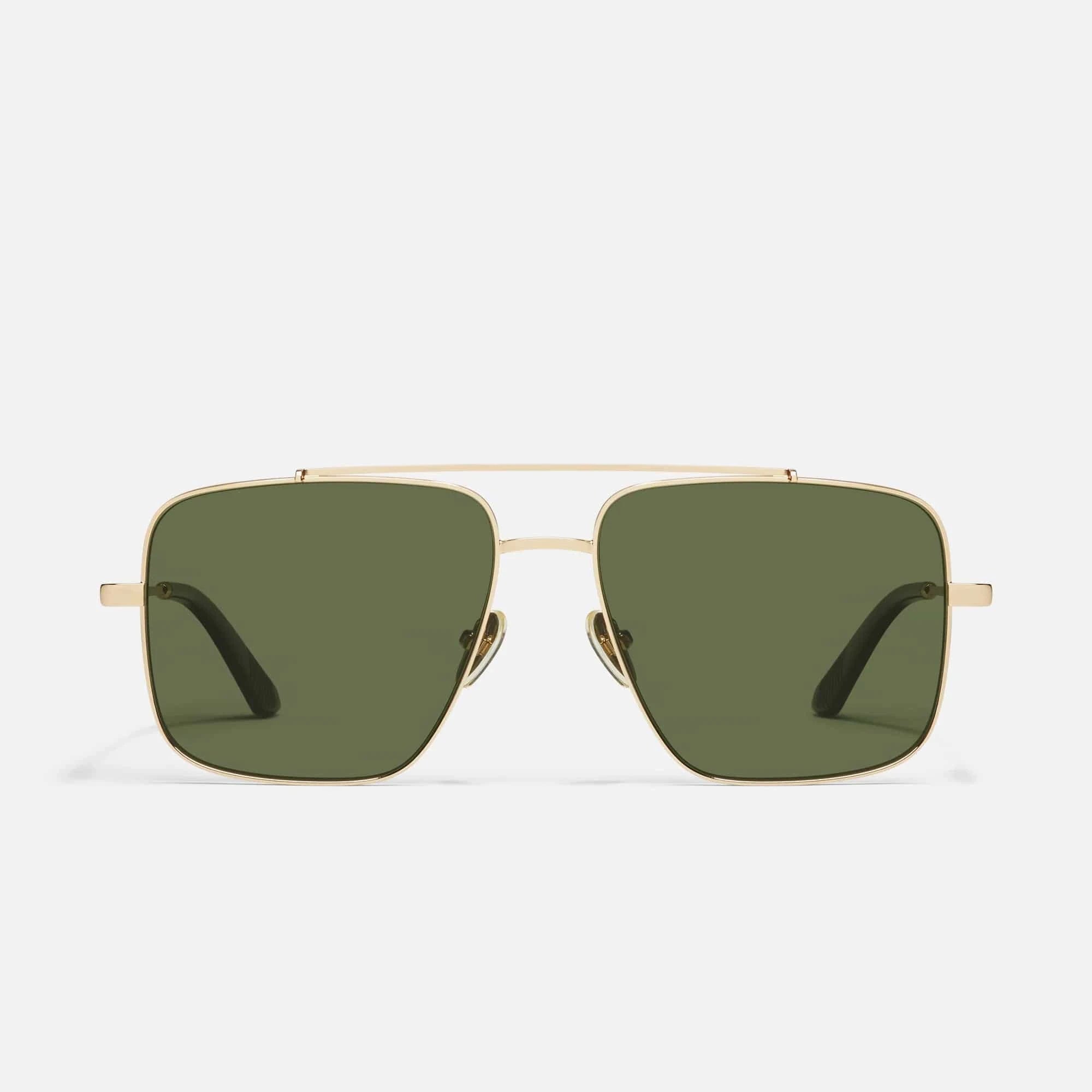QUAY Level Out Green Sunnies - Infinity Raine