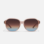 QUAY Guess Again Sunnies In Brown Blue - Infinity Raine