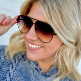 QUAY High Key Extra Large Sunnies - Infinity Raine