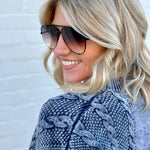 QUAY High Key Extra Large Sunnies - Infinity Raine